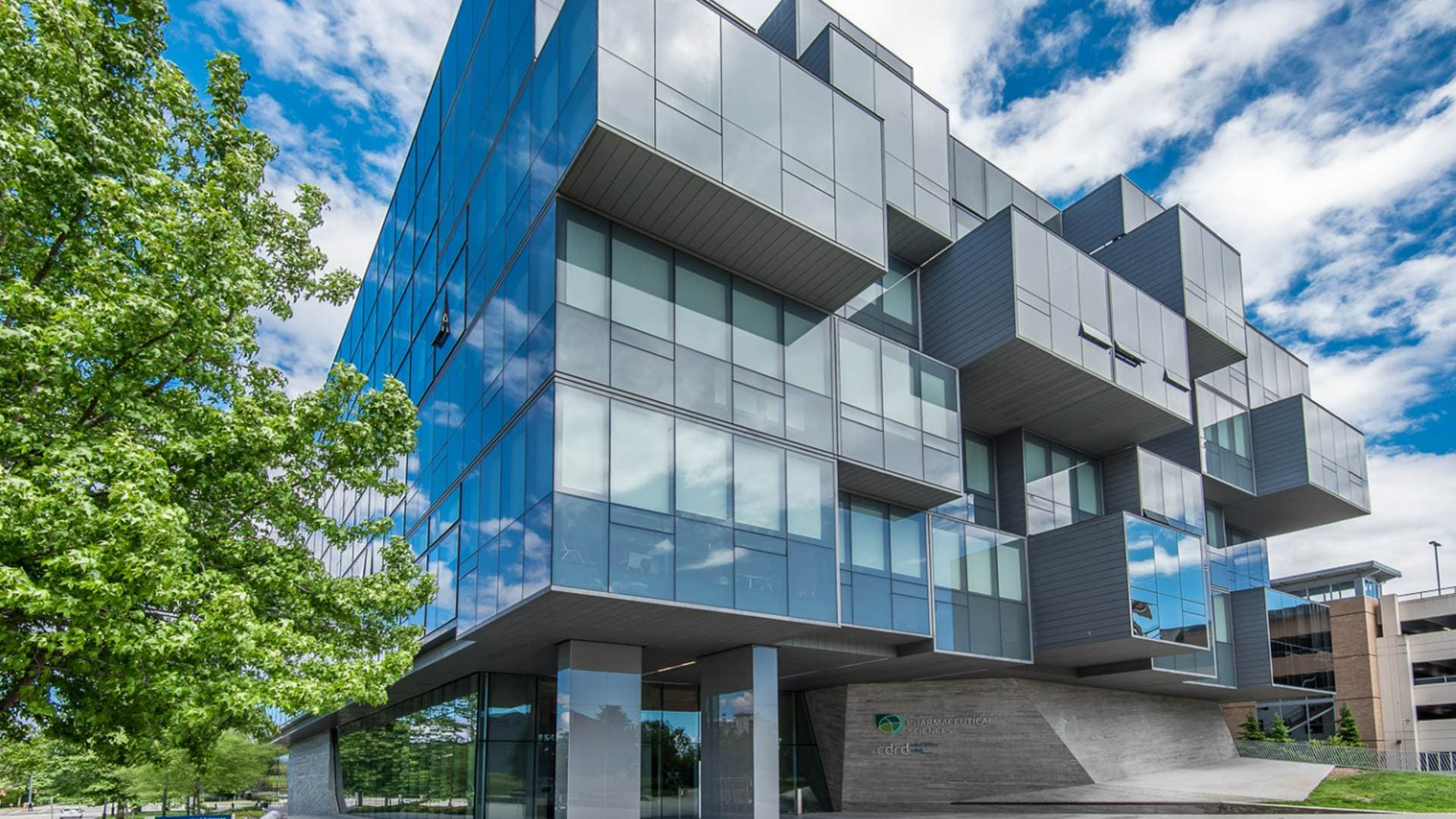 Exterior of Pharma Inventor’s research facility in Vancouver